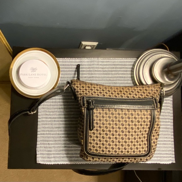 Nine & Co. by Nine West brown and tan purse - Picture 7 of 9